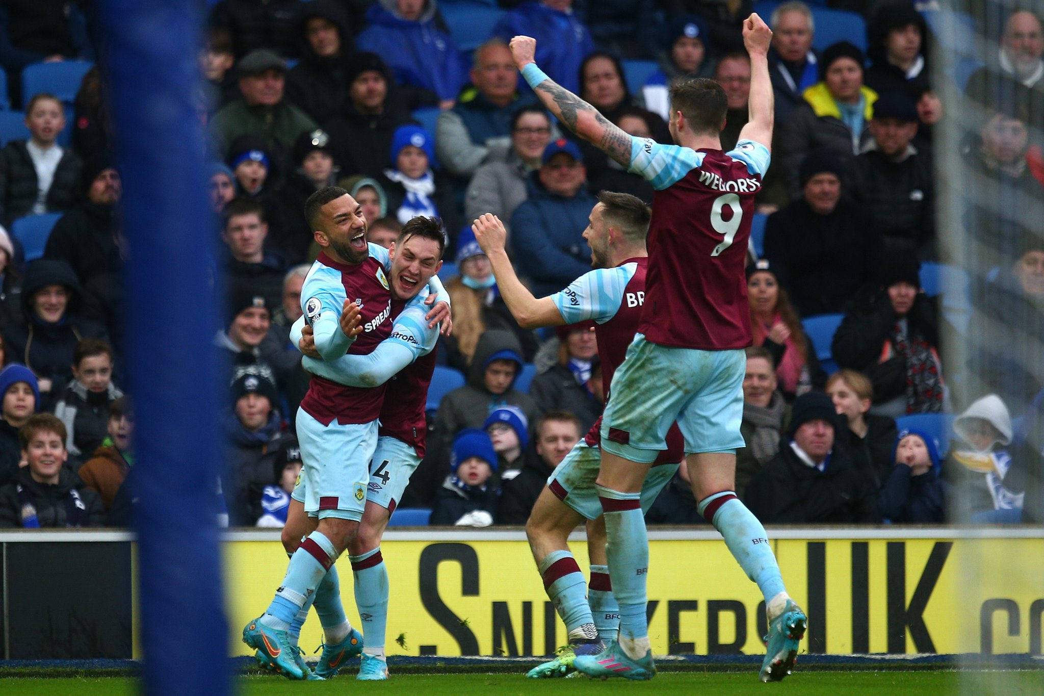 Brighton & Hove Albion 0 - 3 Burnley