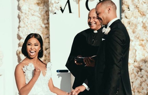 Minnie Dlamini and Quinton Jones