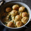 Vegetable casserole with dumplings