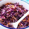 Red cabbage and craisin coleslaw recipe