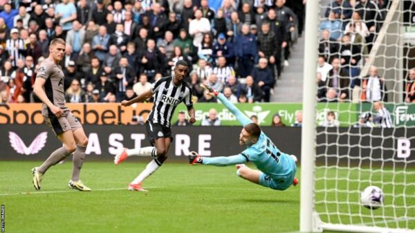 Newcastle United 4-0 Tottenham Hotspur