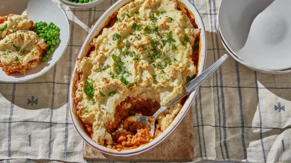 Healthy cottage pie