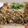 spicy mushroom lasagne