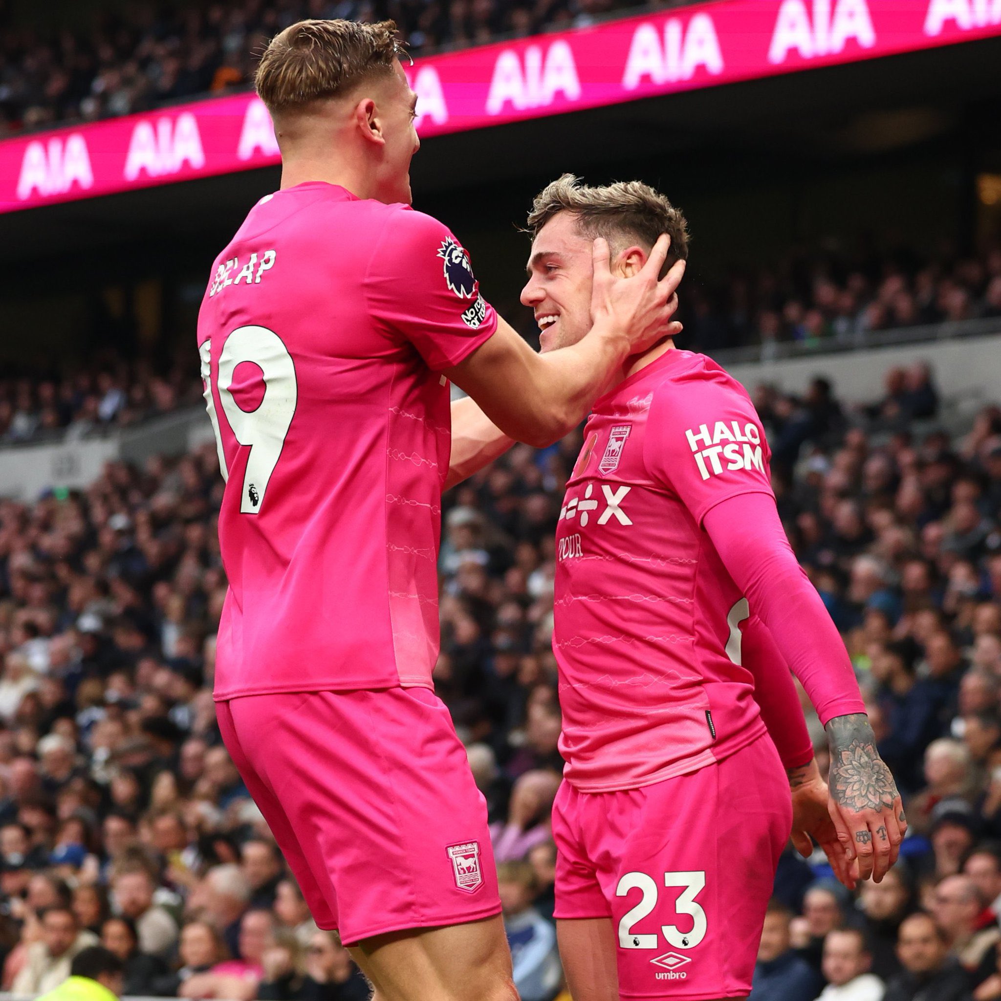 Tottenham Hotspur 1 -2 Ipswich Town