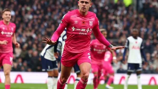 Tottenham Hotspur 1 -2 Ipswich Town